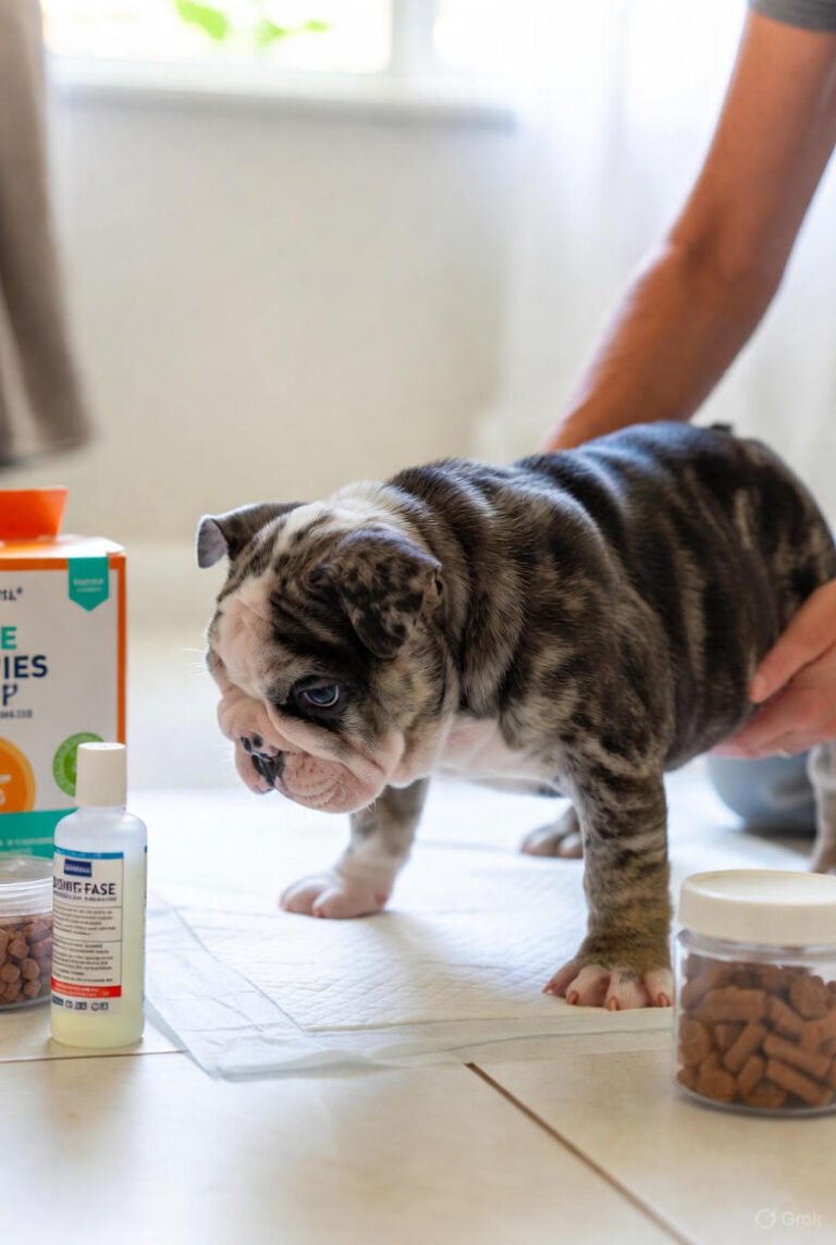 Potty Training Tips for English Bulldog Puppies